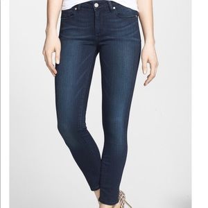Paige Transcend Verdugo Crop Skinny Jeans Size 30